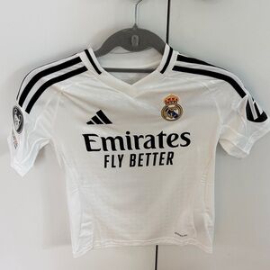 Adidas Real Madrid Vini Jr Kids Home Soccer Jersey
